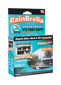 Rust-Oleum Glass Cleaner/Rain Repellent Wipe 1.5 oz. (Pack of 6)