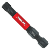 Diablo Torx #40 X 2 in. L Driver Bit Black Oxide 1 pk