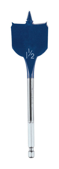 Bosch Daredevil 1-1/2 in. X 6 in. L High Carbon Steel Spade Bit Hex Shank 1 pc