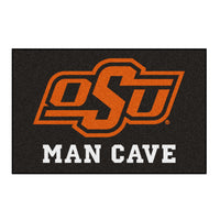 Oklahoma State University Man Cave Rug - 19in. x 30in.