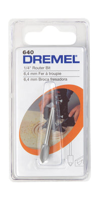 Dremel 1/4 in. X 1-1/2 in. L High Speed Steel High Speed Router Bit 1 pk