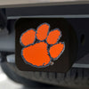 Clemson University Black Metal Hitch Cover - 3D Color Emblem