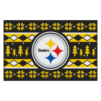 NFL - Pittsburgh Steelers Holiday Sweater Rug - 19in. x 30in.