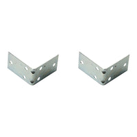 National Hardware 2-1/2 in. H X 1-1/2 in. W X 0.07 in. D Zinc-Plated Steel Outside Corner Brace