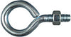 National Hardware 3/8 in. X 3 in. L Zinc-Plated Steel Eyebolt Nut Included