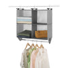 Whitmor 27.5 in. H X 24 in. W X 11 in. L Fabric Closet Organizer