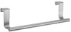 iDesign Forma Brushed Silver Over the Cabinet Towel Bar 10 in. L Stainless Steel