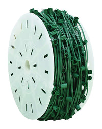 Holiday Bright Lights C9 String Socket Light Cord on Reel 500 ft.