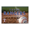 MLB - Texas Rangers Rubber Scraper Door Mat