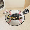 University of Wisconsin-Milwaukee Baseball Rug - 27in. Diameter