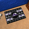 MLB - Colorado Rockies Mountains Holiday Sweater Rug - 19in. x 30in.