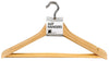 Whitmor 1 in. H X 17.4 in. W X 9.2 in. L Wood Brown Suit Hanger 5 pk