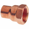 Nibco 1 in. Copper X 3/4 in. D FPT Copper Pipe Adapter 1 pk