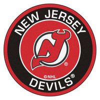 NHL - New Jersey Devils Roundel Rug - 27in. Diameter