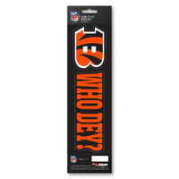 NFL - Cincinnati Bengals 2 Piece Decal Sticker Set