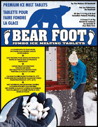 BearFoot Sodium Chloride & Calcium Chloride Tablet Ice Melt 25 lbs.