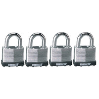 Master Lock Fortress 5.6 in. H X 1-1/2 in. W Steel 4-Pin Cylinder Padlock Keyed Alike