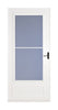 Larson 81 in. H X 36 in. W Vinyl/Wood White Mid-View Reversible Self-Storing Storm Door