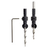 Wolfcraft Steel Tapered Screw Setter Set 4 pc