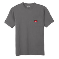 Milwaukee Gridiron M Short Sleeve Men's Round Neck Gray Tee Shirt