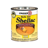 Zinsser Bulls Eye Clear Shellac Finish and Sealer 1 qt.