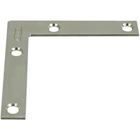 117BC 3" X 1/2"  Flat Corner Brace - Zinc Plated