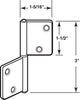 Prime-Line 3 in. L Brass-Plated Door Hinge 2 pk