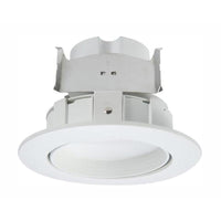 Halo RL4 Series Matte White 4 in. W Metal LED Recessed Lighting Gimbal 7 W