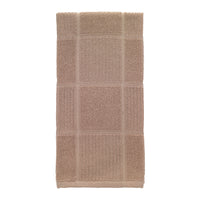 T-Fal Sand Cotton Checked Parquet Kitchen Towel (Pack of 6)