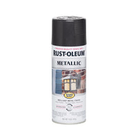 Rust-Oleum Stops Rust Black Night Spray Paint 11 oz. (Pack of 6)