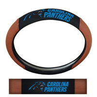 NFL - Carolina Panthers Football Grip Steering Wheel Cover 15" Diameter