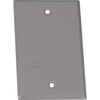 Sigma Engineered Solutions Rectangle Stamped Steel 1 gang 4.52 in. H X 2.77 in. W Flat Box Cover