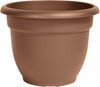 Bloem Chocolate Resin UV-Resistant Bell Ariana Planter 8.5 H x 10 Dia. in.