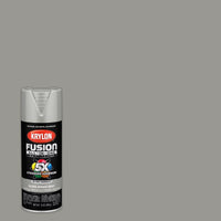 Krylon Fusion All-In-One Gloss Smoke Gray Paint + Primer Spray Paint 12 oz (Pack of 6).