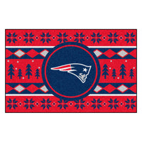 NFL - New England Patriots Holiday Sweater Rug - 19in. x 30in.