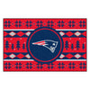 NFL - New England Patriots Holiday Sweater Rug - 19in. x 30in.