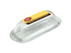 TableCraft 3 in. W x 7 in. L Clear Glass Butter Dish (Pack of 6)