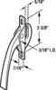 Prime-Line 0.1 in. L Painted Aluminum Zinc Casement Locking Handle 1 pk