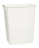 Rubbermaid 36 qt. Bisque Rectangular Wastebasket