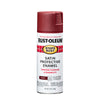 Rust-Oleum Stops Rust Satin Cabernet Spray Paint 12 oz