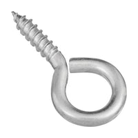 National Hardware 0.22 in. D X 2-3/16 in. L Zinc-Plated Steel Screw Eye 65 lb. cap. 3 pk