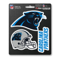 NFL - Carolina Panthers 3 Piece Decal Sticker Set