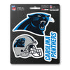 NFL - Carolina Panthers 3 Piece Decal Sticker Set