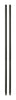 Honey Can Do 72 in. H x 1 in. W x 1 in. D Steel Shelf Pole with Leg Levelers (Pack of 2)