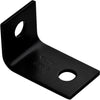 National Hardware 2.5 in. H X 1.5 in. W X 0.125 in. D Black Carbon Steel Inside Corner Brace