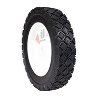 Maxpower Plastic Diamond Tread Lawn Mower Replacement Wheel 8 D x 1.75 W in.