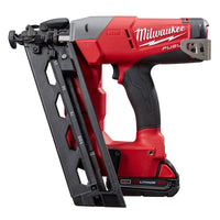 Milwaukee M18 Fuel 16 Ga. Cordless Angled Finish Nailer Kit 18 V