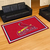 MLB - St. Louis Cardinals 5ft. x 8 ft. Plush Area Rug