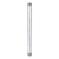 STZ Industries 1/2 in. MIP each X 1/2 in. D MIP Galvanized Steel 10 in. L Nipple