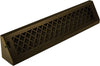 Steelcrest Designer 24-Inch Oil-Rubbed Bronze Baseboard Vent With Air-Volume Damper & Concealed Mounting Holes